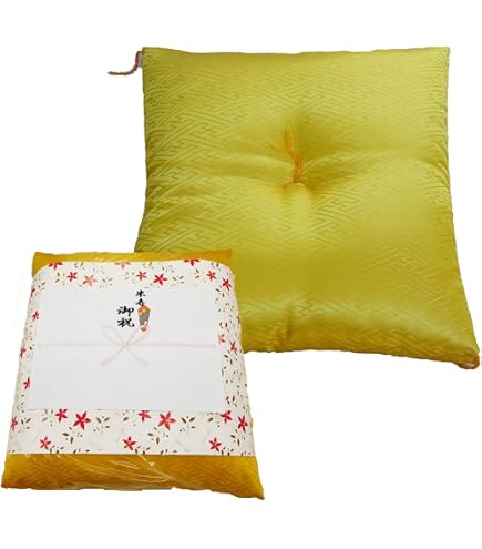 Amazon.co.jp: 鶴寿座布団赤 長寿御祝い 還暦座布団 65×68cm 緞子判
